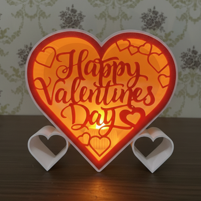 Heart Shaped Night Lamp