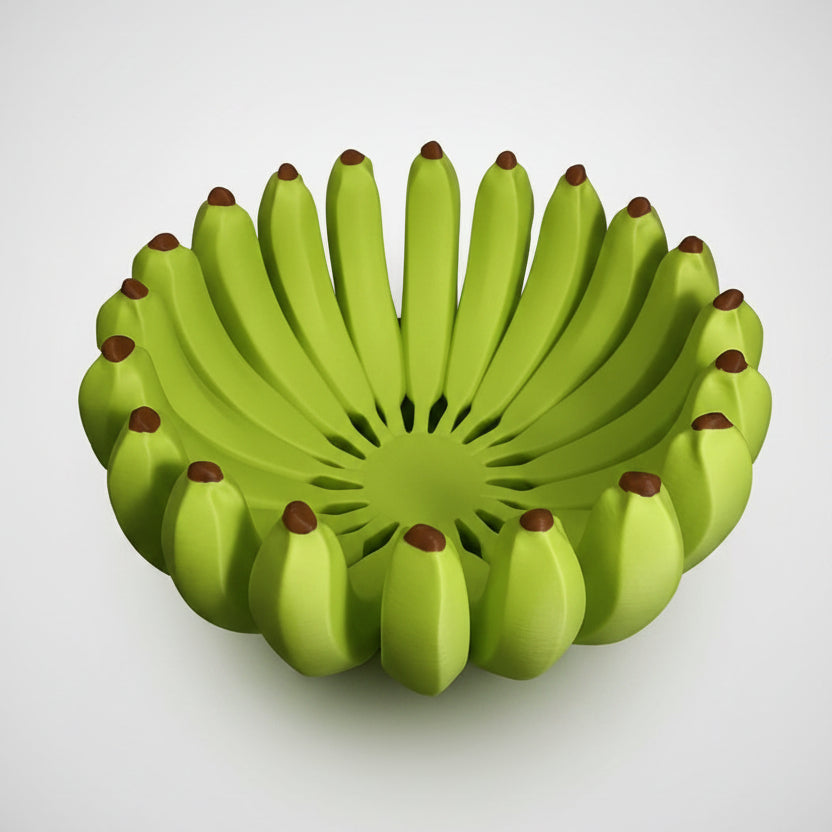 Afnan Gifts Plastic Decorative Bowl Banana-shaped Bowl