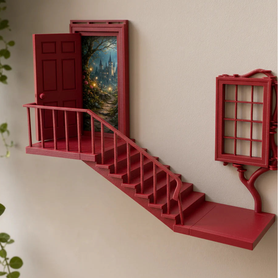 Afnan Gifts Fairy Door Wall Shelf Decor
