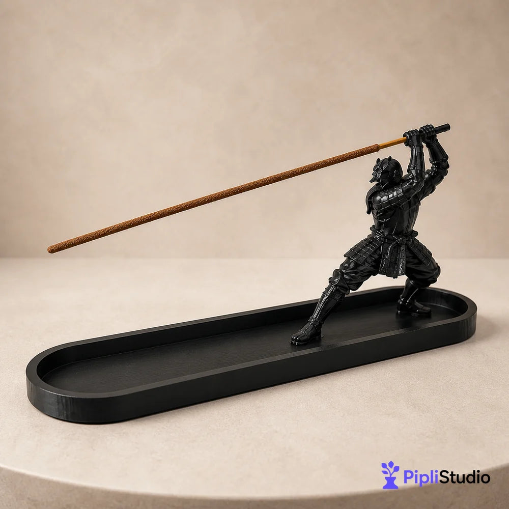 Afnan Gifts Katana Warrior Incense Holder with Ash Catcher