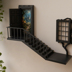 Afnan Gifts Fairy Door Wall Shelf Decor