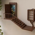 Afnan Gifts Fairy Door Wall Shelf Decor