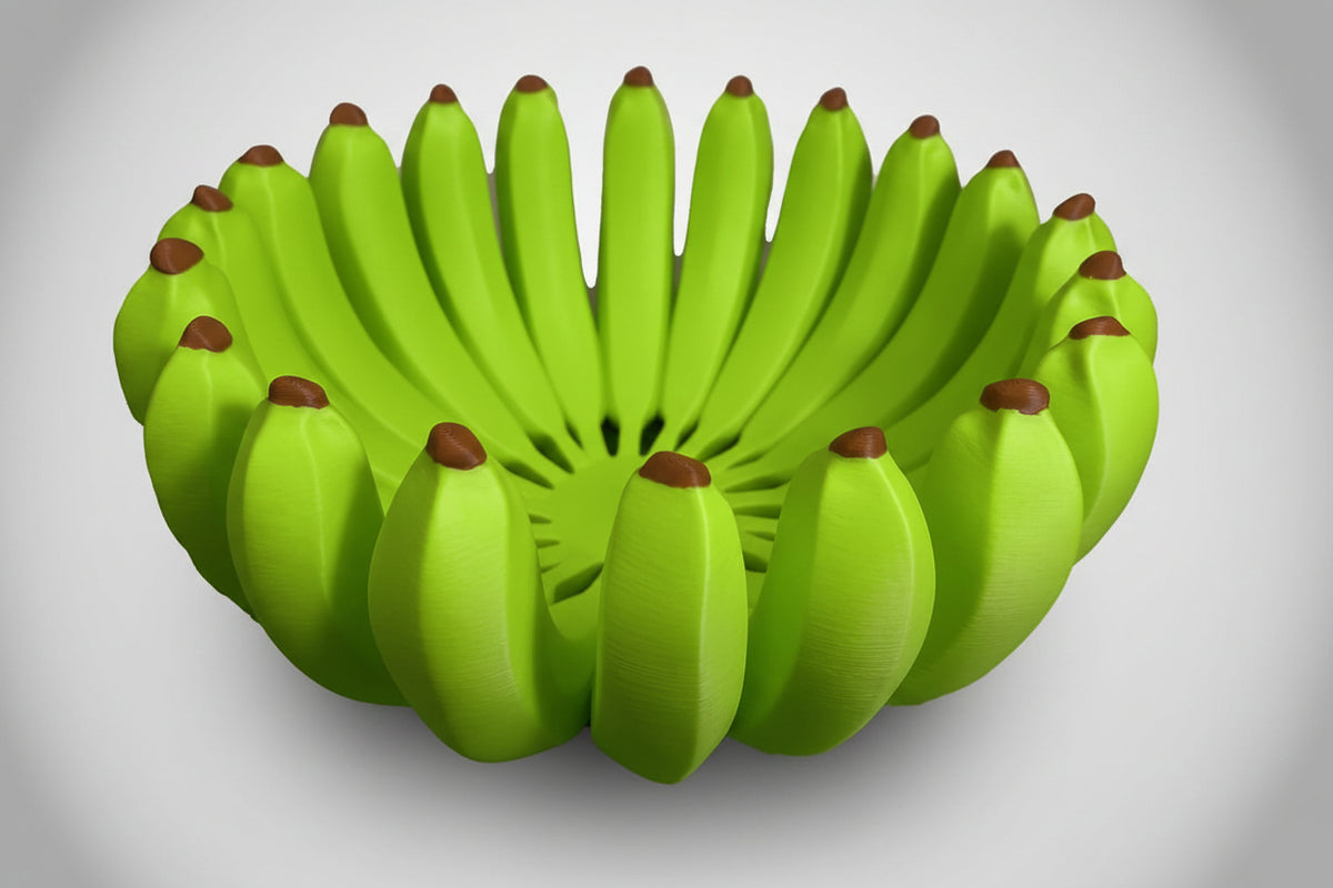 Afnan Gifts Plastic Decorative Bowl Banana-shaped Bowl
