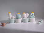 Afnan Gifts Love Knitted Cactus Décor Set (Threaded Design)