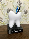 Customisable tooth pen holder