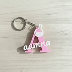 Afnan Gifts Customisable decorative name keychain