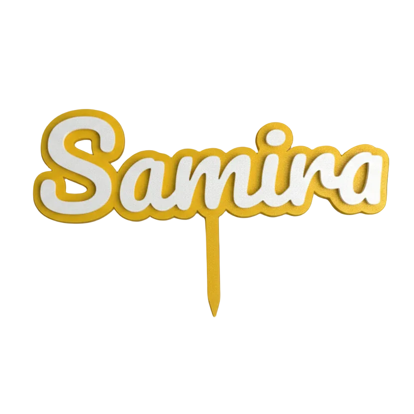 Afnan Gifts Name Cake Topper