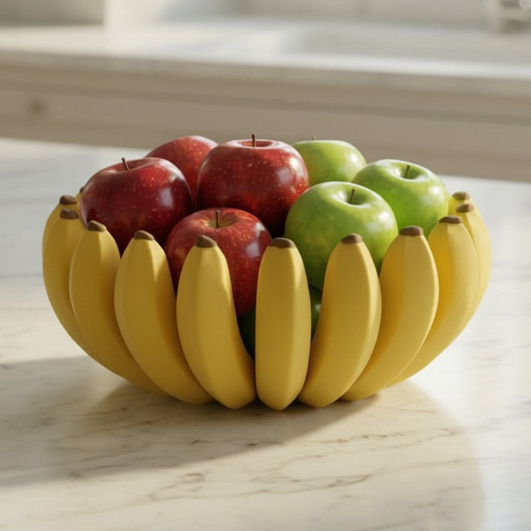Afnan Gifts Plastic Decorative Bowl Banana-shaped Bowl