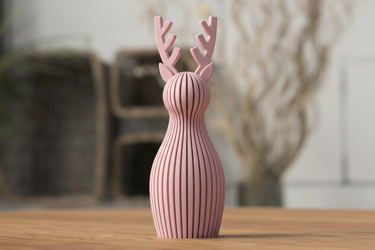 Afnan Gifts Reindeer Decorative Showpiece (Pack of 3)